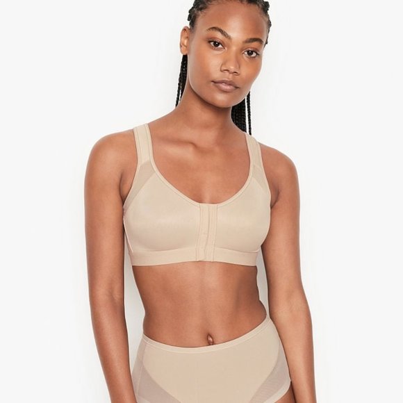 NWT Front Hook Sports Bra & Back Support Posture Corrector Wireless Bra 38D - Picture 4 of 16